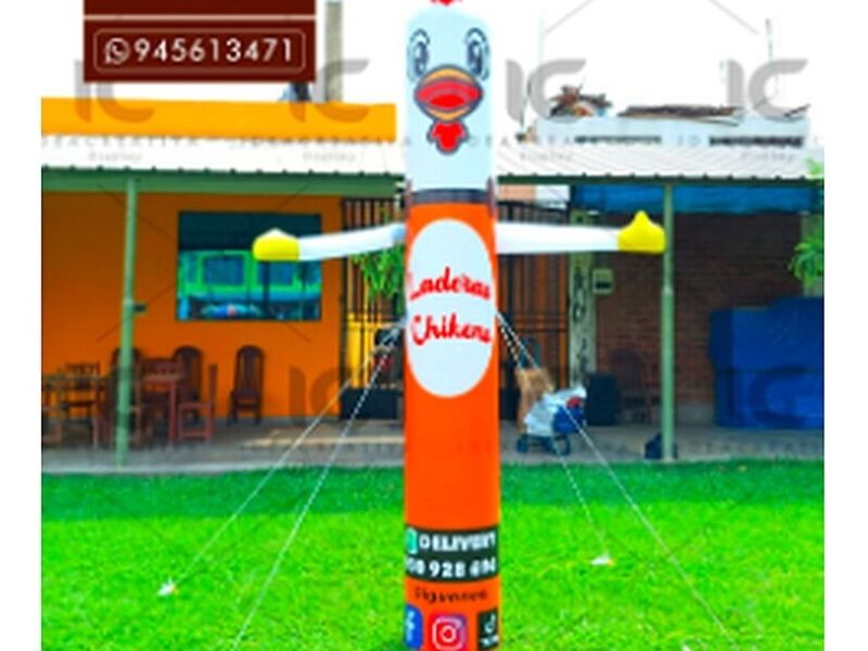  MUÑECO SALUDO INFLABLE