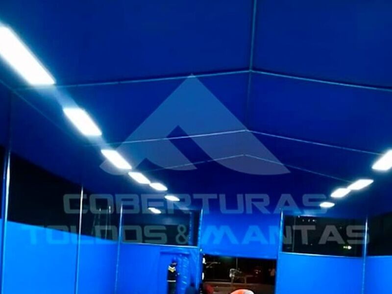 CARPA CON LUCES PARA TECHO