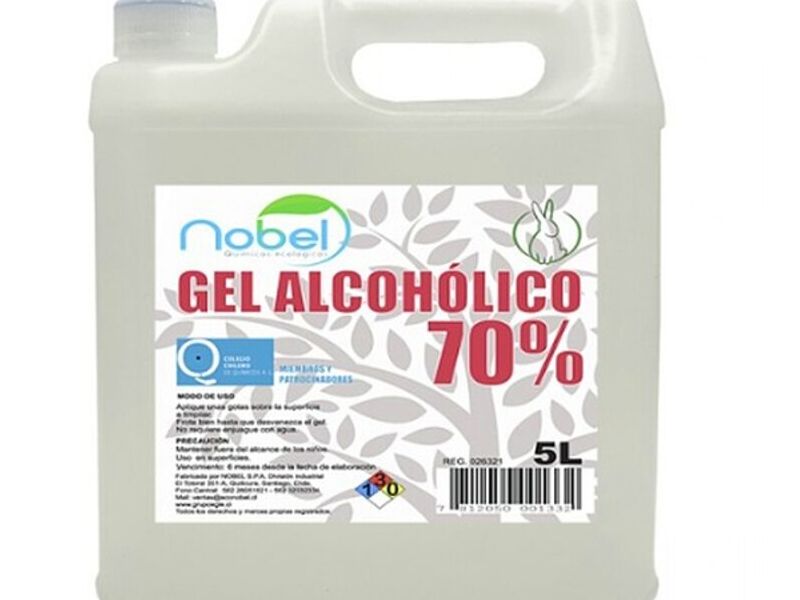 ALCOHOL EN GEL NEUTRO CERTIFICADO