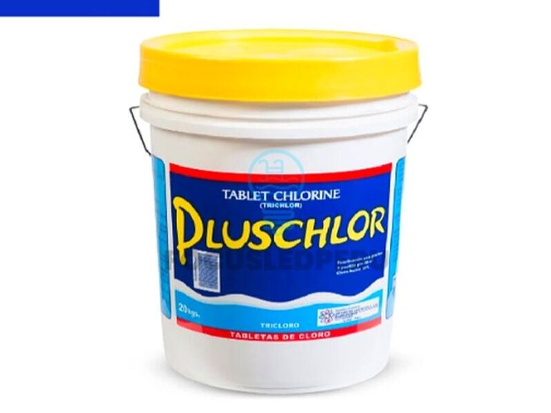  Cloro en Pastillas 20kg – Marca Pluschlor