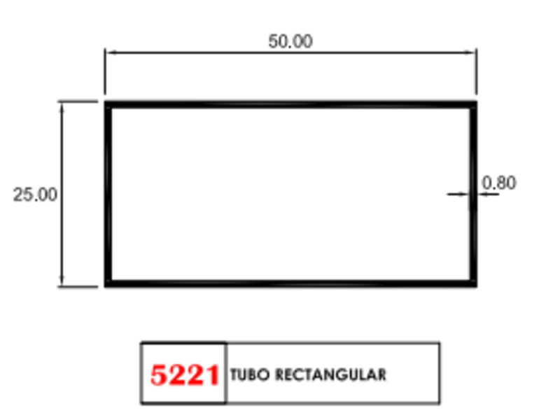 Perfil Tubos Rectangulares Surquillo G. AGV