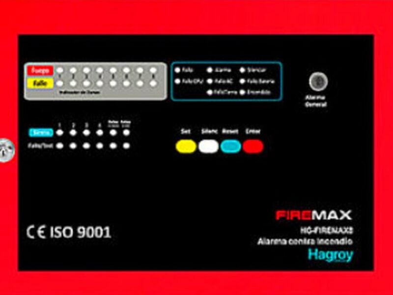 FIREMAX8 Hagroy Panel de Alarma Convencional