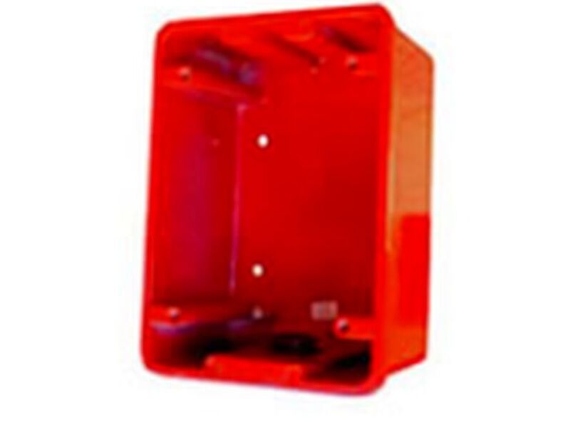 Caja BackBox Surface Weatherproof Roja