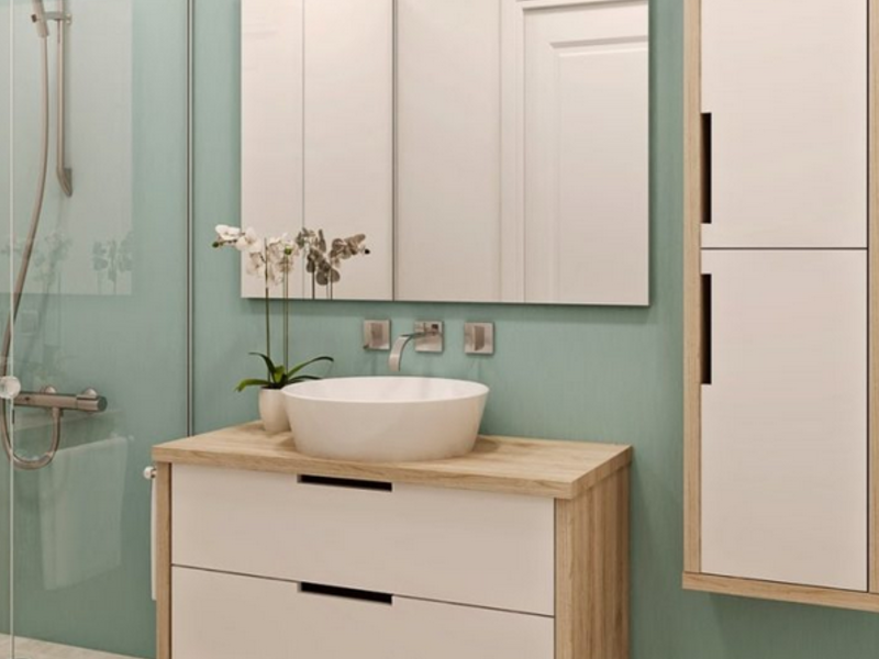 Mueble baño dos cajones Paucarpata 