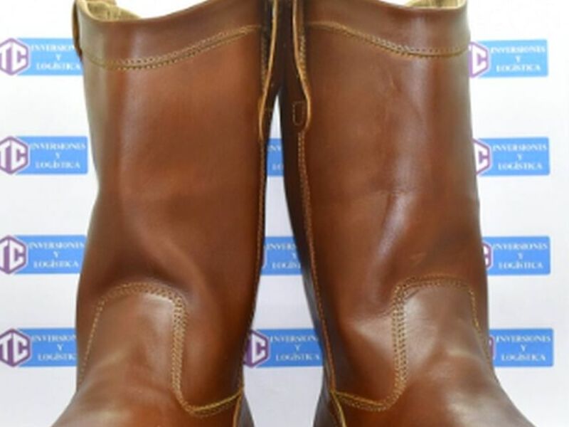 Bota Caña Alta para Caballero Castaño