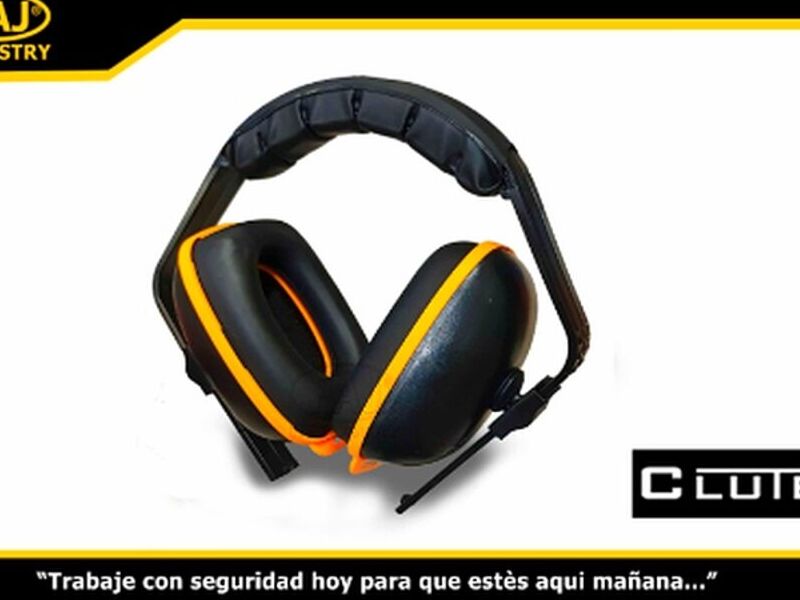 Orejera des seguridad vincha negro