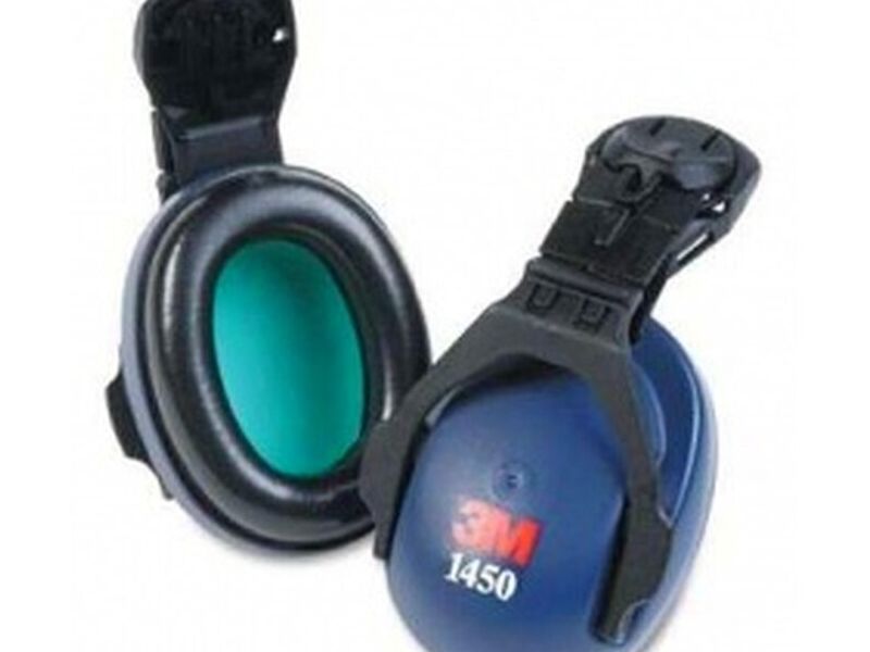 Casco de Seguridad con Soporte para Orejeras