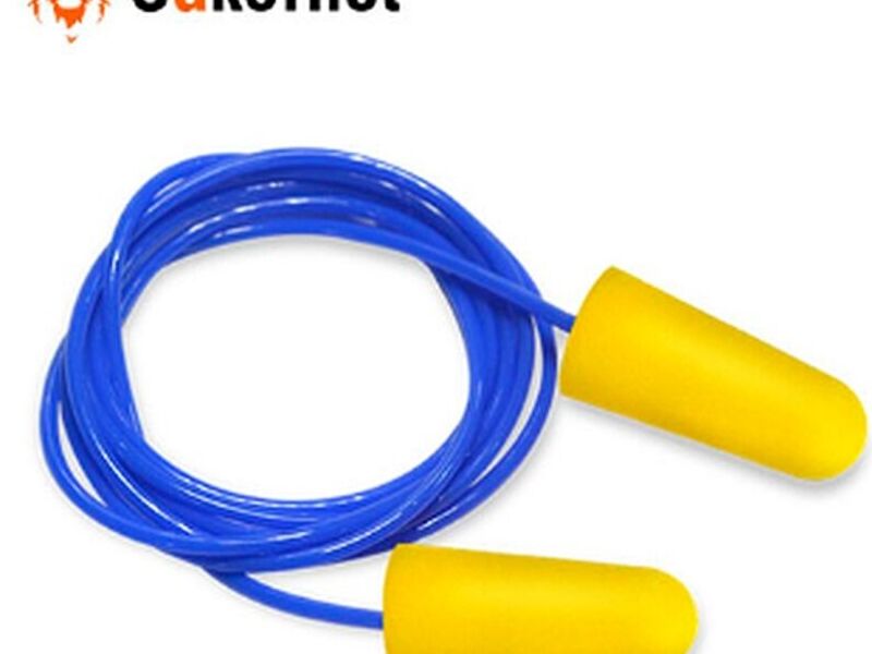 TAPON DE OIDO ESPUMA AMARILLO CON CORDON
