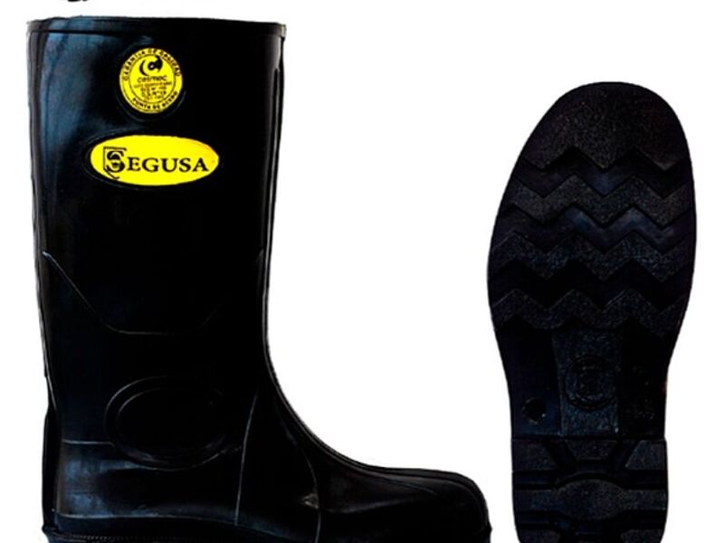 BOTA DE JEBE PUNTA ACERO FORRO AZUL