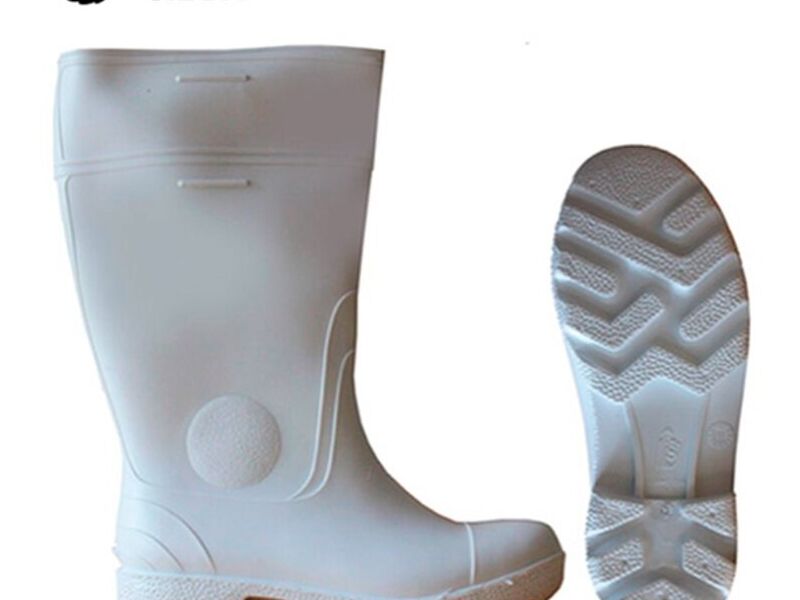 BOTA DE PVC BLANCO CON PUNTA 