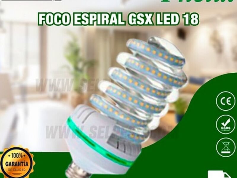 FOCO ESPIRAL GSX LED 6W - 18 220V