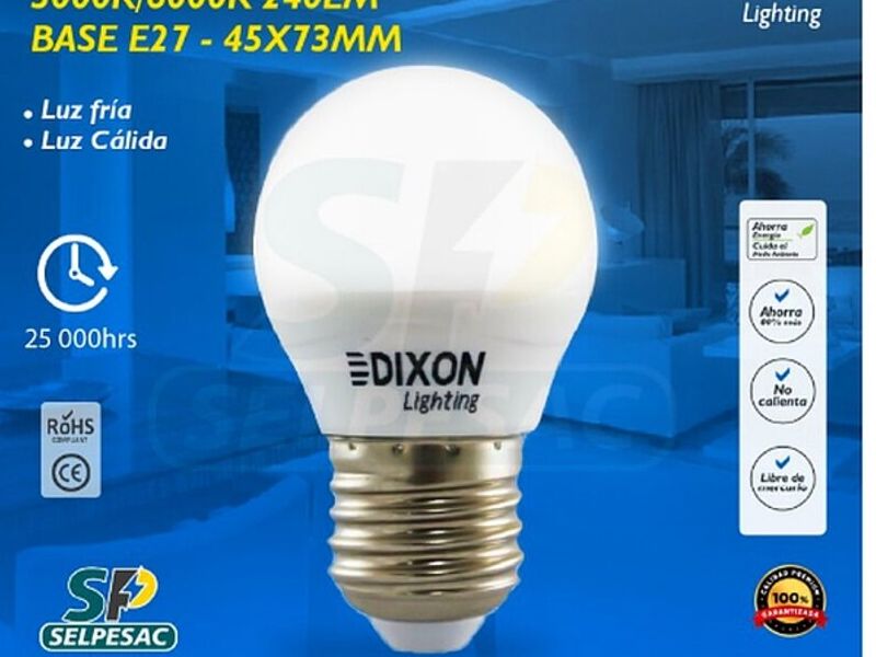 DIXON - BOMBILLA LED 3W 3000K