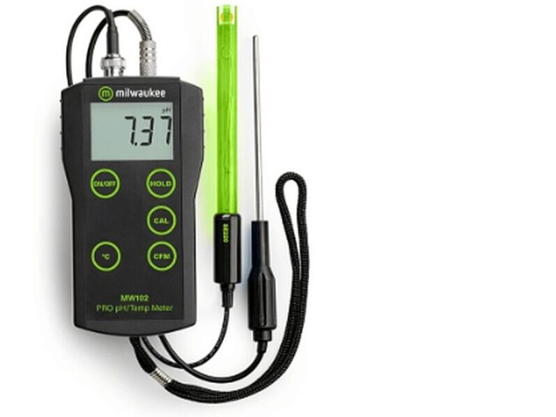 MEDIDOR DE PH Y TEMPERATURA DIGITAL MW102 