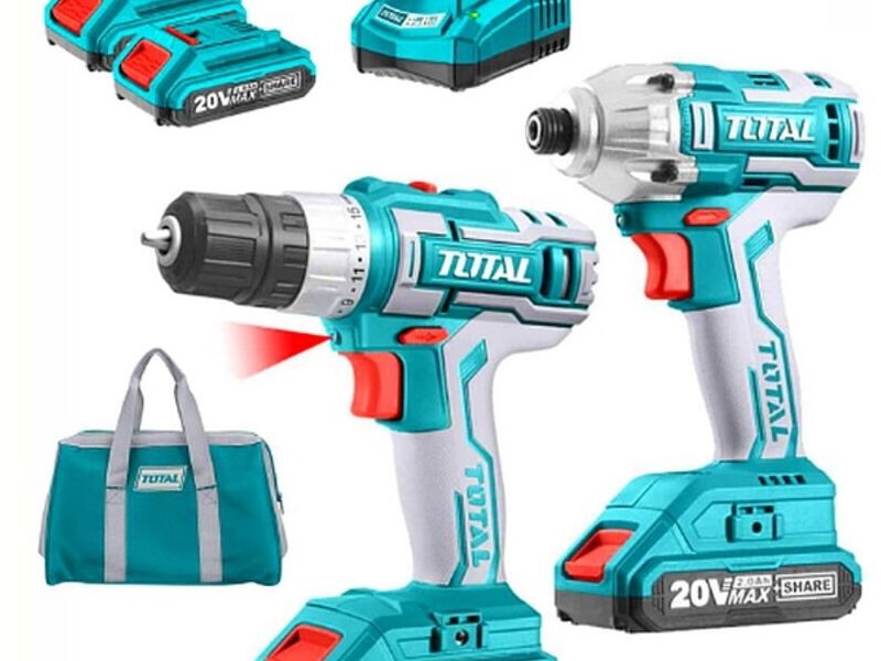 JUEGO TALADRO 20V + ATORNILLADOR IMPACTO