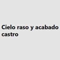 Cielo raso y acabado castro
