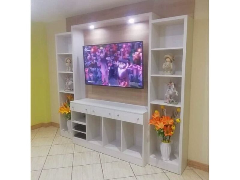 Mueble TV blanco Perú