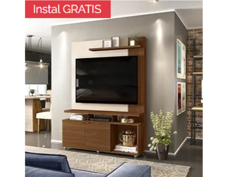 Centro de Entretenimiento TV LUGO 55" LIMA