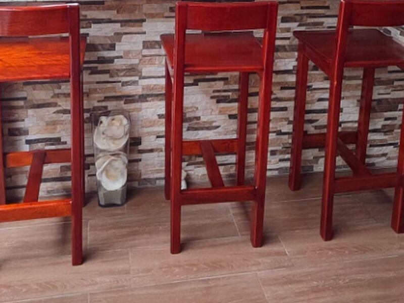 Silla madera largas Perú 