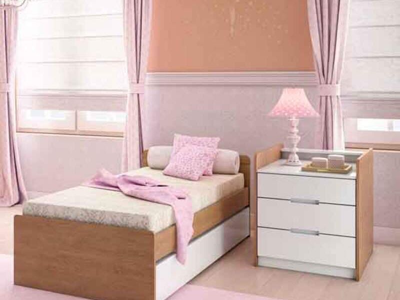 Cama cuna 2 en 1 rosa Perú 