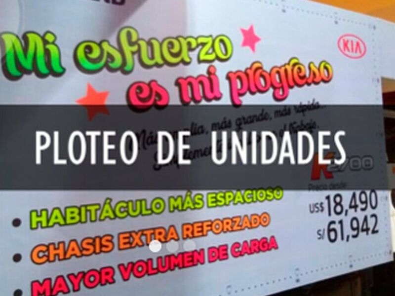 PLOTEO PUBLICITARIO PERU 