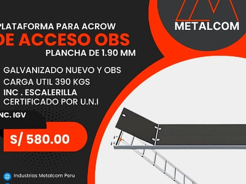 PLATAFORMA  ACROW  Perú 