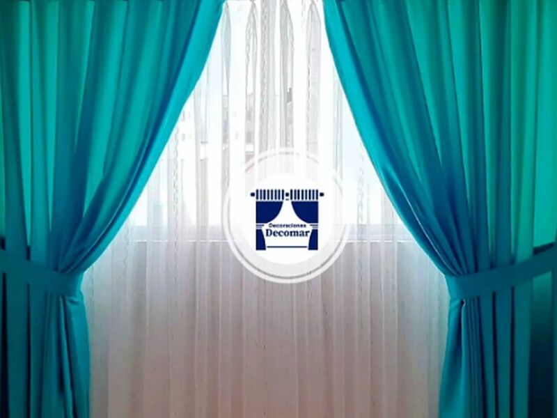 Cortinas Celeste Perú