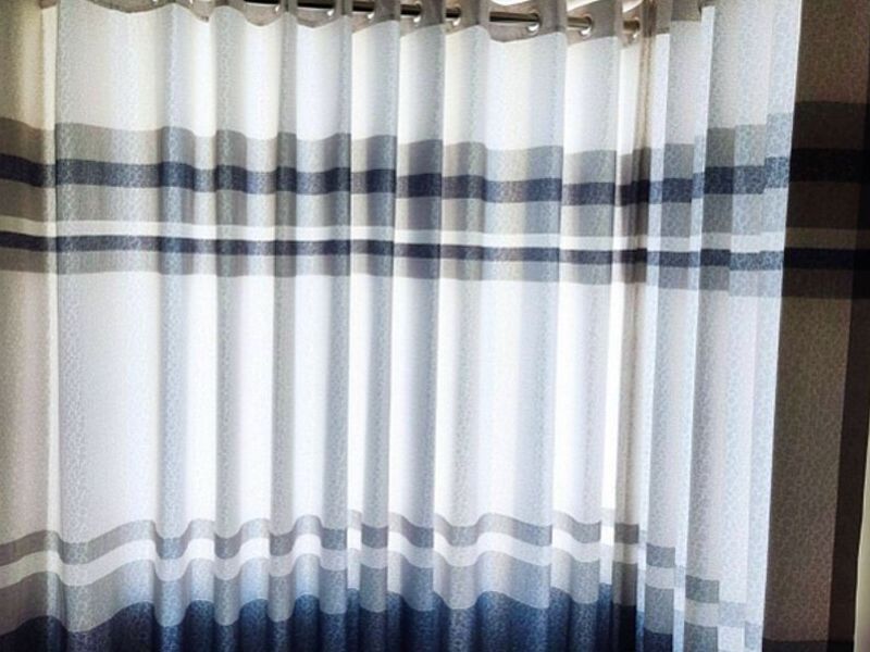 Cortinas Blanco Azul Perú