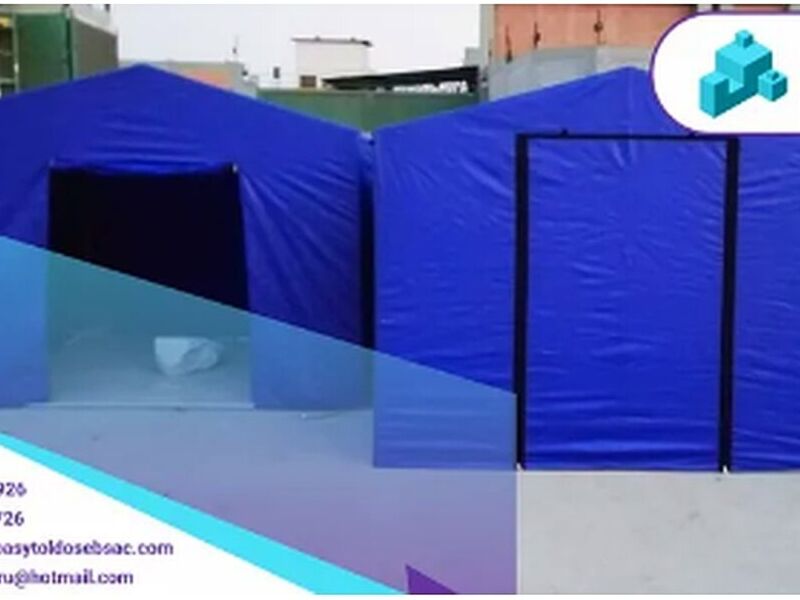 Toldo azul PERU 