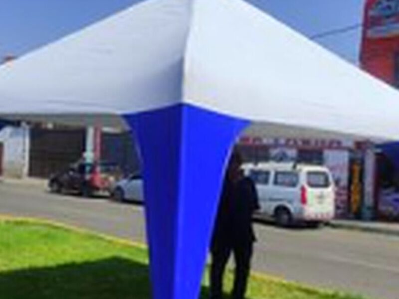 Toldo tipo piramide PERU