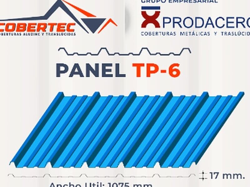 Panel Aluzinc TR 6 Perú