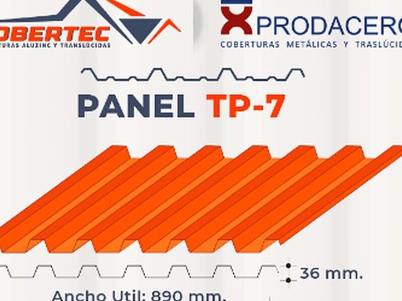 Panel Aluzinc TR 7 Perú